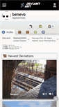 Mobile Screenshot of benevo.deviantart.com