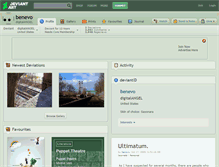 Tablet Screenshot of benevo.deviantart.com