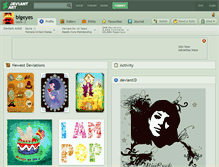 Tablet Screenshot of bigeyes.deviantart.com