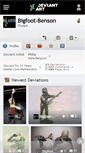Mobile Screenshot of bigfoot-benson.deviantart.com