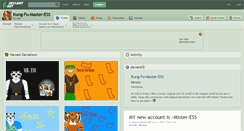 Desktop Screenshot of kung-fu-master-ess.deviantart.com