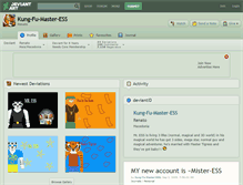 Tablet Screenshot of kung-fu-master-ess.deviantart.com