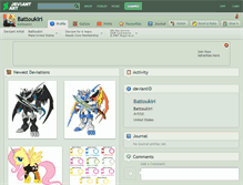 Tablet Screenshot of battoukiri.deviantart.com