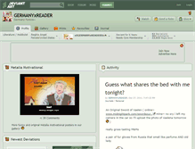 Tablet Screenshot of germanyxreader.deviantart.com