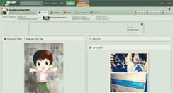 Desktop Screenshot of heatherhorrific.deviantart.com