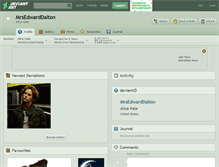 Tablet Screenshot of mrsedwarddalton.deviantart.com