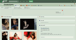 Desktop Screenshot of decadentqueen.deviantart.com