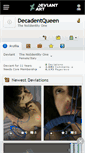Mobile Screenshot of decadentqueen.deviantart.com