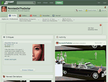 Tablet Screenshot of penniesonthedollar.deviantart.com