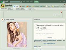 Tablet Screenshot of jinggodust.deviantart.com