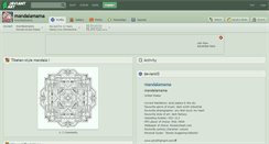 Desktop Screenshot of mandalamama.deviantart.com