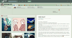 Desktop Screenshot of darkangel383.deviantart.com