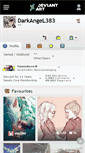 Mobile Screenshot of darkangel383.deviantart.com