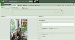 Desktop Screenshot of burntbunny.deviantart.com