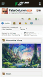 Mobile Screenshot of falsedelusion.deviantart.com