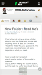 Mobile Screenshot of mmd-tutorials.deviantart.com