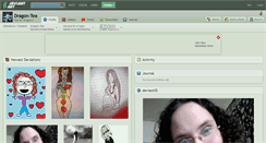 Desktop Screenshot of dragon-tea.deviantart.com