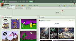 Desktop Screenshot of calminor.deviantart.com