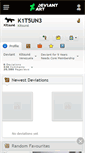 Mobile Screenshot of k1t5un3.deviantart.com