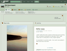 Tablet Screenshot of dm-nonchalant.deviantart.com