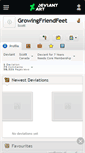 Mobile Screenshot of growingfriendfeet.deviantart.com