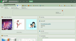 Desktop Screenshot of everytimeyousmile.deviantart.com