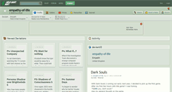 Desktop Screenshot of empathy-of-life.deviantart.com