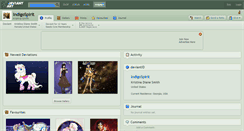 Desktop Screenshot of indigospirit.deviantart.com