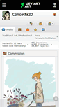 Mobile Screenshot of concetta20.deviantart.com