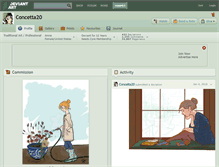Tablet Screenshot of concetta20.deviantart.com