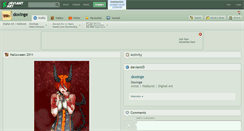 Desktop Screenshot of doxinge.deviantart.com