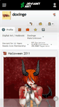 Mobile Screenshot of doxinge.deviantart.com