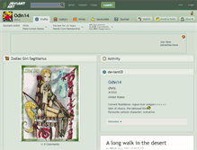 Tablet Screenshot of odin14.deviantart.com