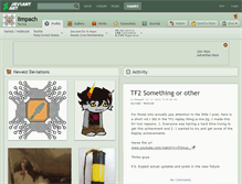 Tablet Screenshot of limpach.deviantart.com