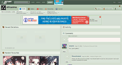 Desktop Screenshot of africanime.deviantart.com