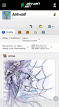 Mobile Screenshot of aniwolf.deviantart.com