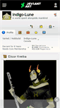 Mobile Screenshot of indigo-lune.deviantart.com