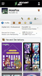 Mobile Screenshot of mossfox.deviantart.com
