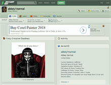 Tablet Screenshot of abbey1normal.deviantart.com