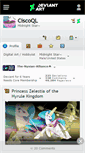 Mobile Screenshot of ciscoql.deviantart.com