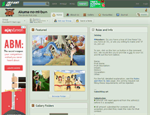 Tablet Screenshot of akuma-no-mi-bu.deviantart.com