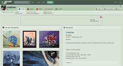 Desktop Screenshot of cristitrian.deviantart.com