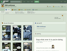 Tablet Screenshot of illith-anthonar.deviantart.com