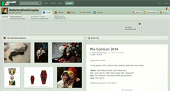 Desktop Screenshot of metamorphosiscosplay.deviantart.com
