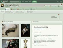 Tablet Screenshot of metamorphosiscosplay.deviantart.com