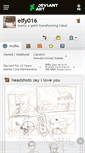 Mobile Screenshot of elfy016.deviantart.com
