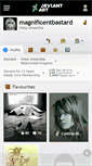 Mobile Screenshot of magnificentbastard.deviantart.com