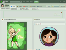 Tablet Screenshot of crichi.deviantart.com