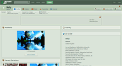 Desktop Screenshot of belly.deviantart.com