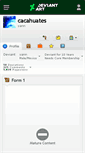 Mobile Screenshot of cacahuates.deviantart.com